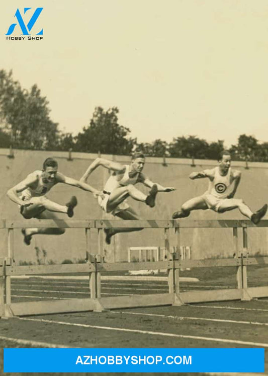 Hurdle Race Vintage Poster ( Fine Art Giclee Gallery Print Home Wall Decor Artwork Poster)