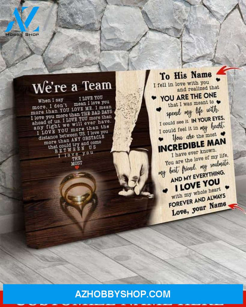 Husband and wife Forever and always - Matte Canvas (1.25")