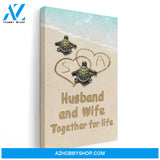 Husband And Wife Together For Life, Family Custom Canvas/Poster, Gift For Couple, Husband, Wife