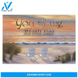 Husband and wife - You and me we got this - Ocean view - Personalized Canvas