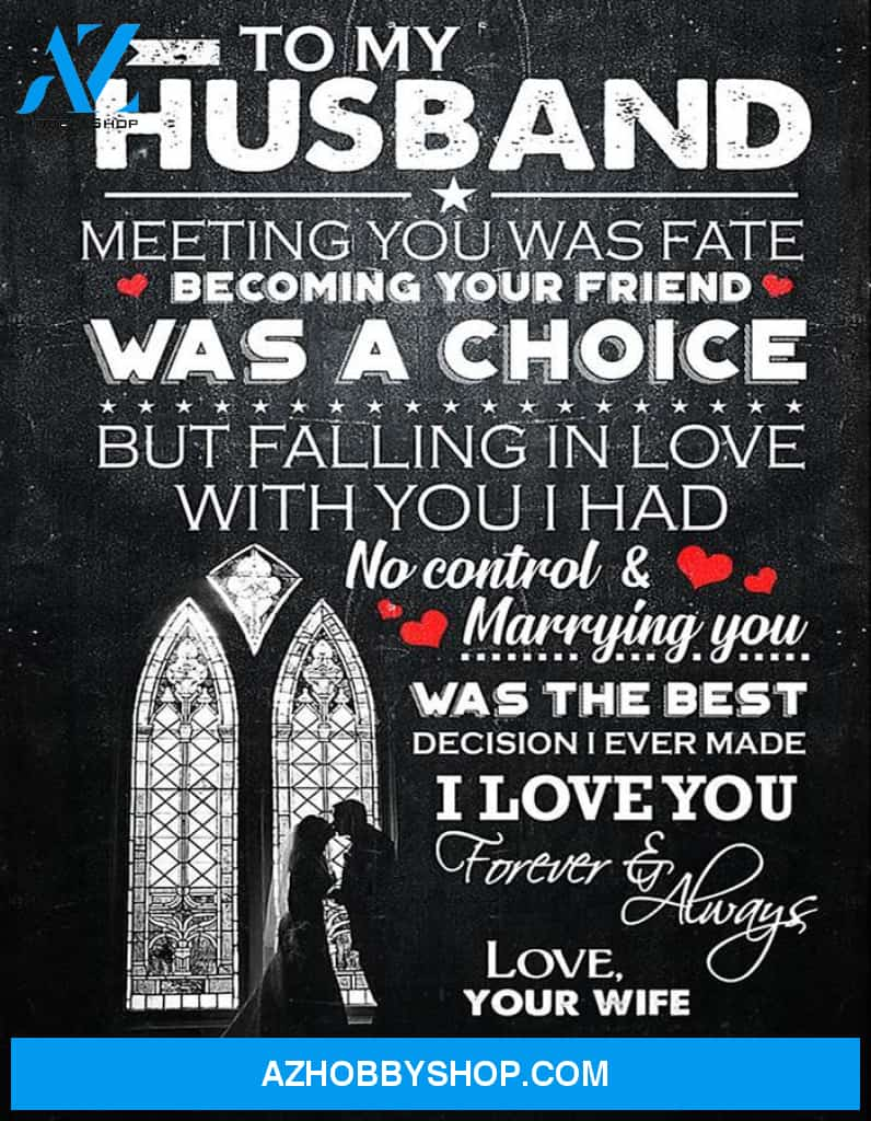 Husband Canvas To My Husband Meeting You Was Fate Wife Church Black Canvas Wall Art Full Size