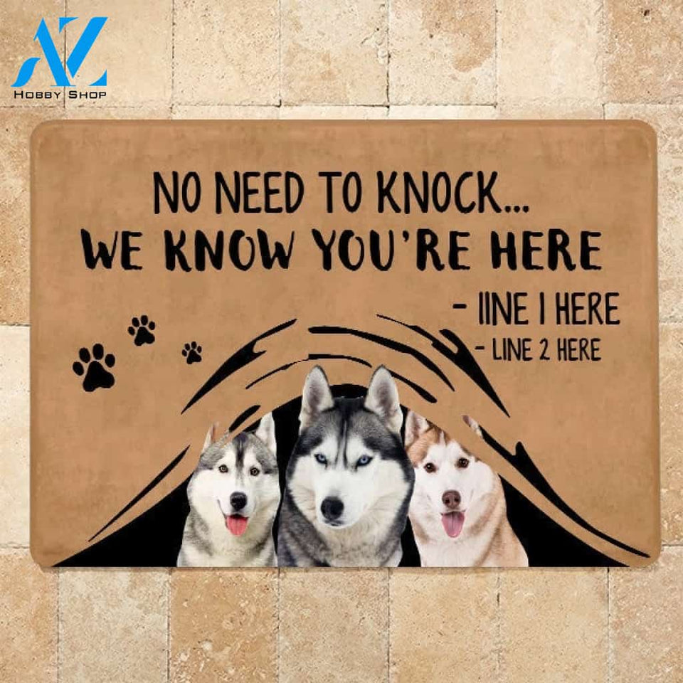 Husky M288 Camping Custom Doormat All Over Printed (6228)