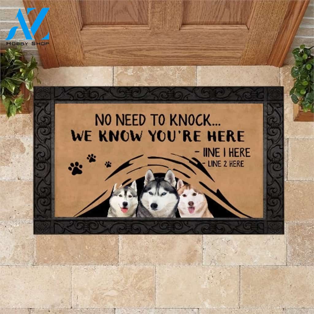 Husky M288 Camping Custom Doormat All Over Printed (6228)