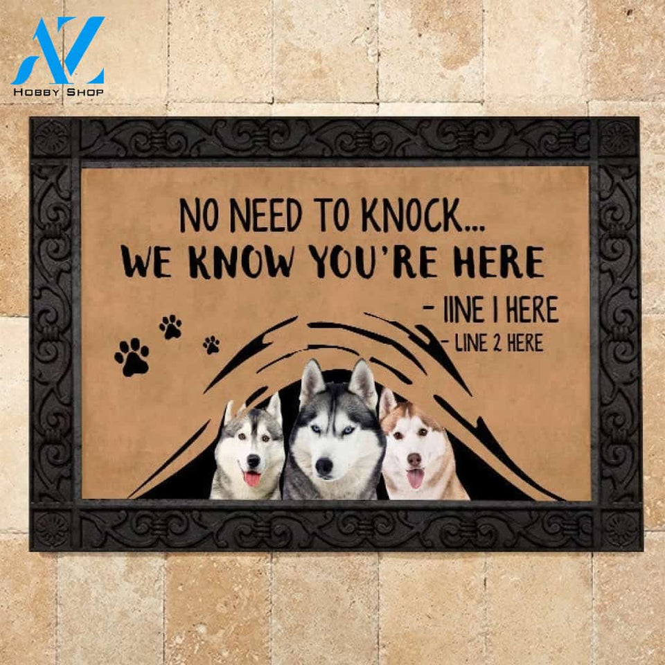 Husky M288 Camping Custom Doormat All Over Printed (6228)