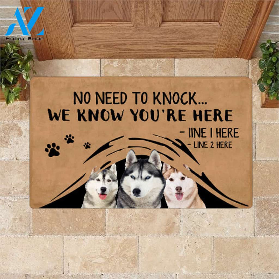 Husky M288 Camping Custom Doormat All Over Printed (6228)