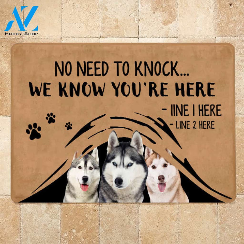 Husky M288 Camping Custom Doormat All Over Printed (6228)