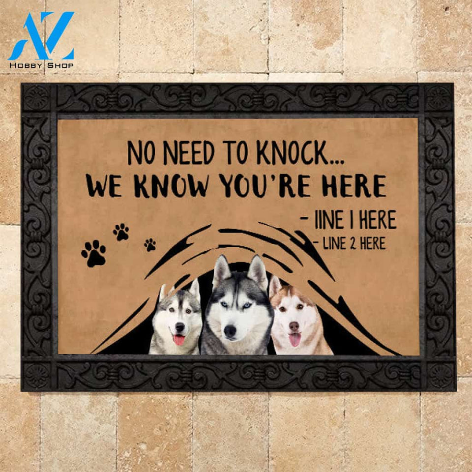 Husky M288 Camping Custom Doormat All Over Printed (6228)