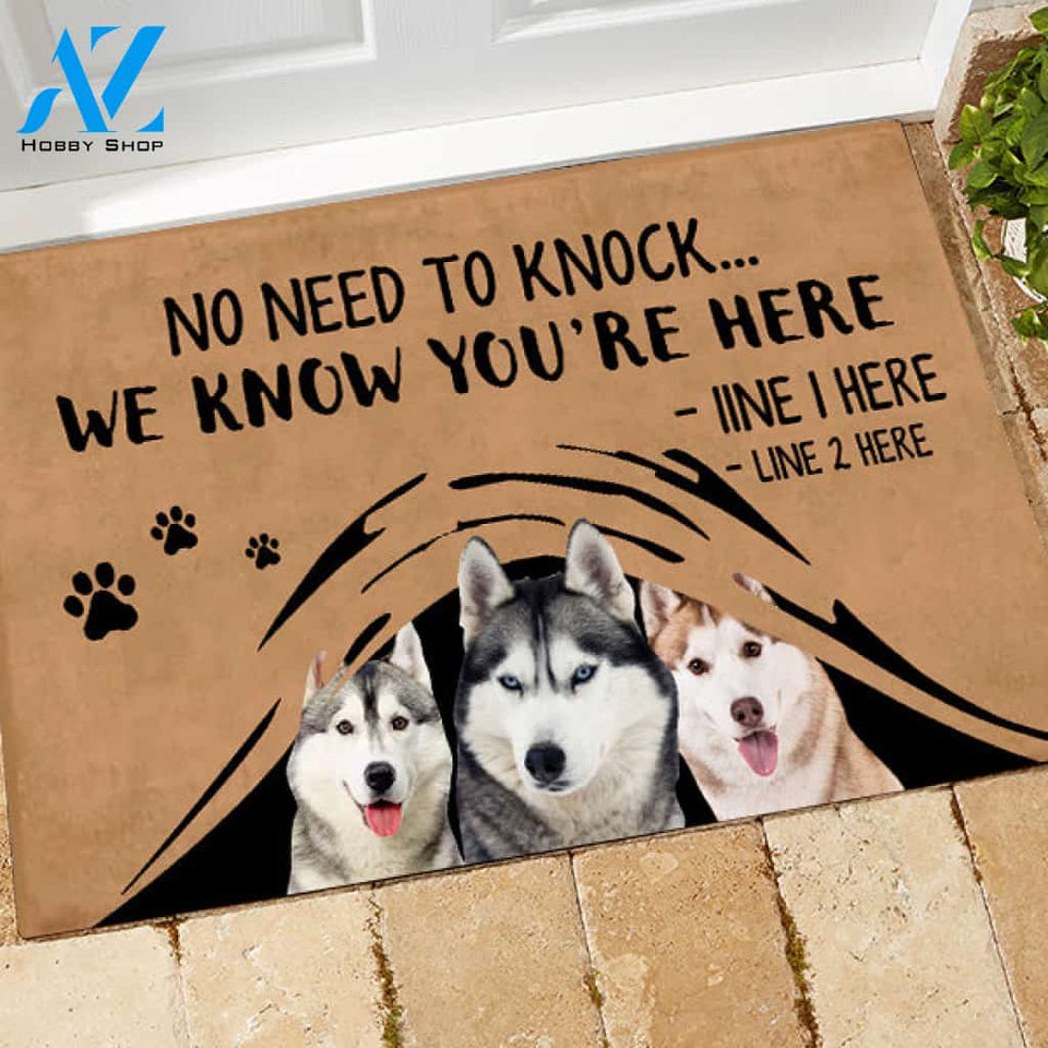Husky M288 Camping Custom Doormat All Over Printed (6228)