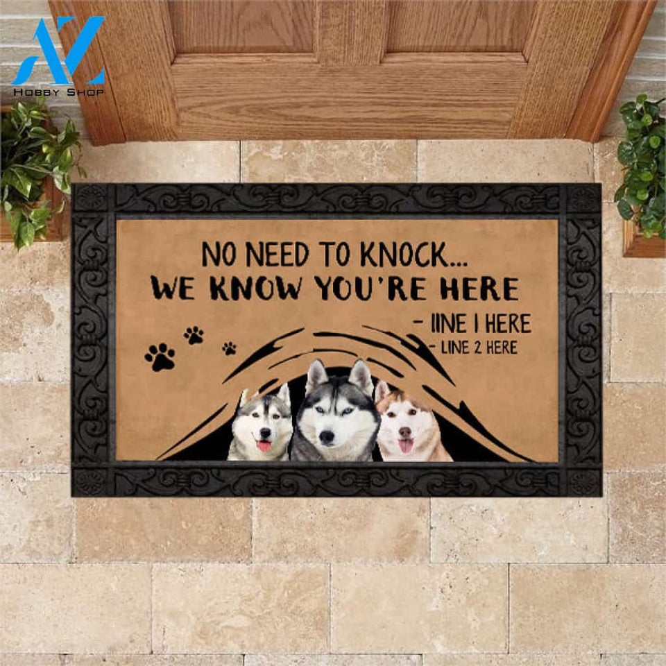 Husky M288 Camping Custom Doormat All Over Printed (6228)