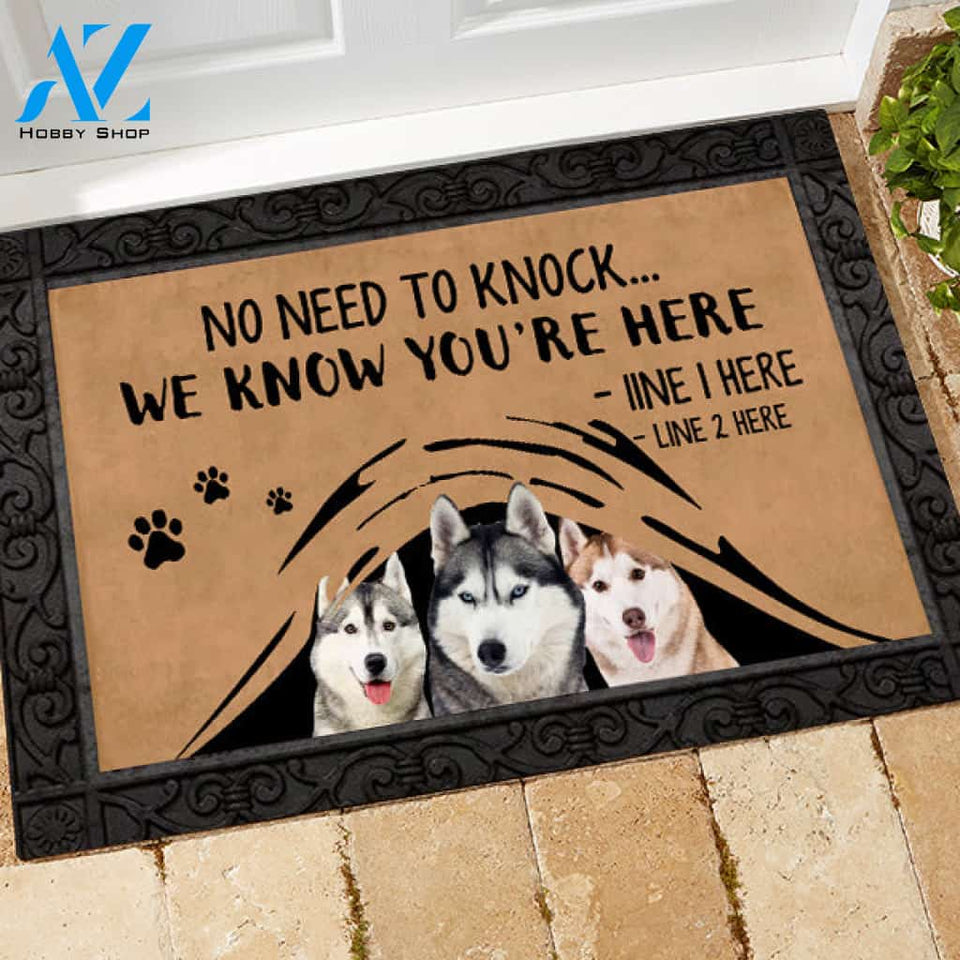 Husky M288 Camping Custom Doormat All Over Printed (6228)