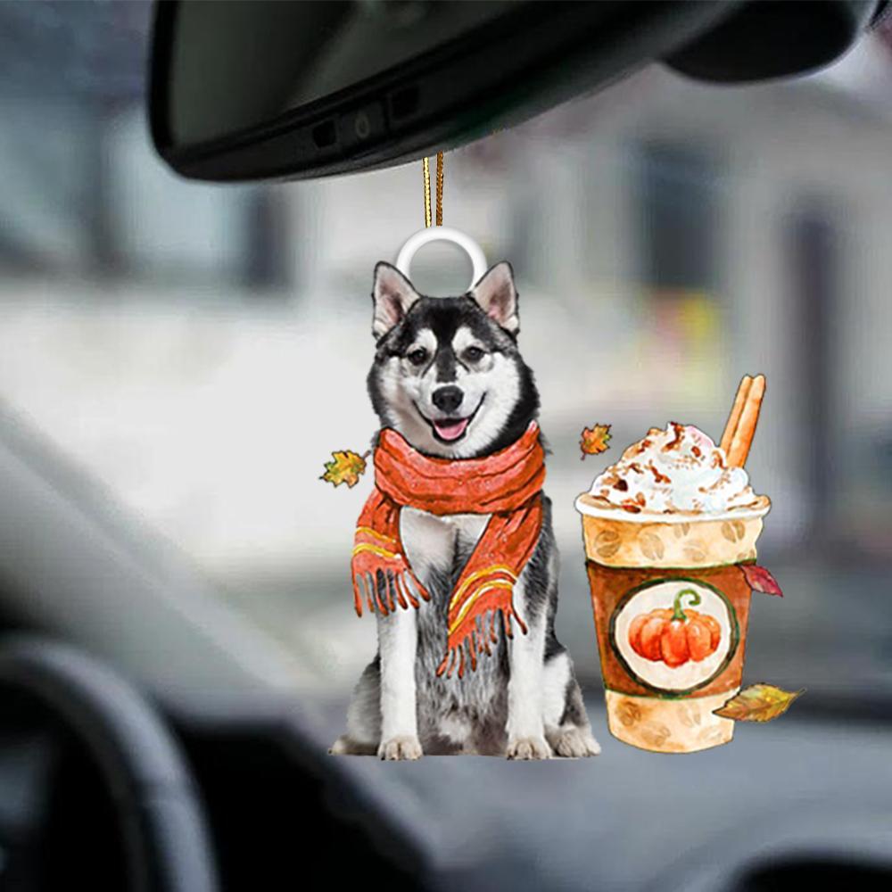 Husky-Pumpkin Spice Kinda-Two Sided Ornament