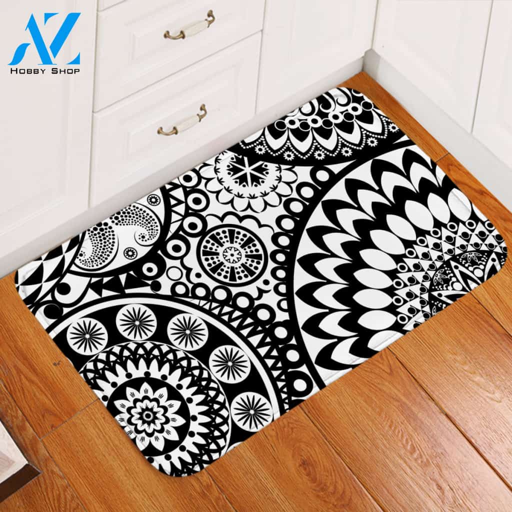 Hypnotic Patterns Door Mat
