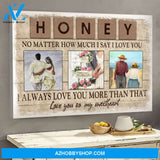 I always love you more than that Couple Landscape Canvas Prints - Wall Art