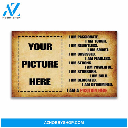I Am A Baseball Player Baseball custom canvas prints With Photo