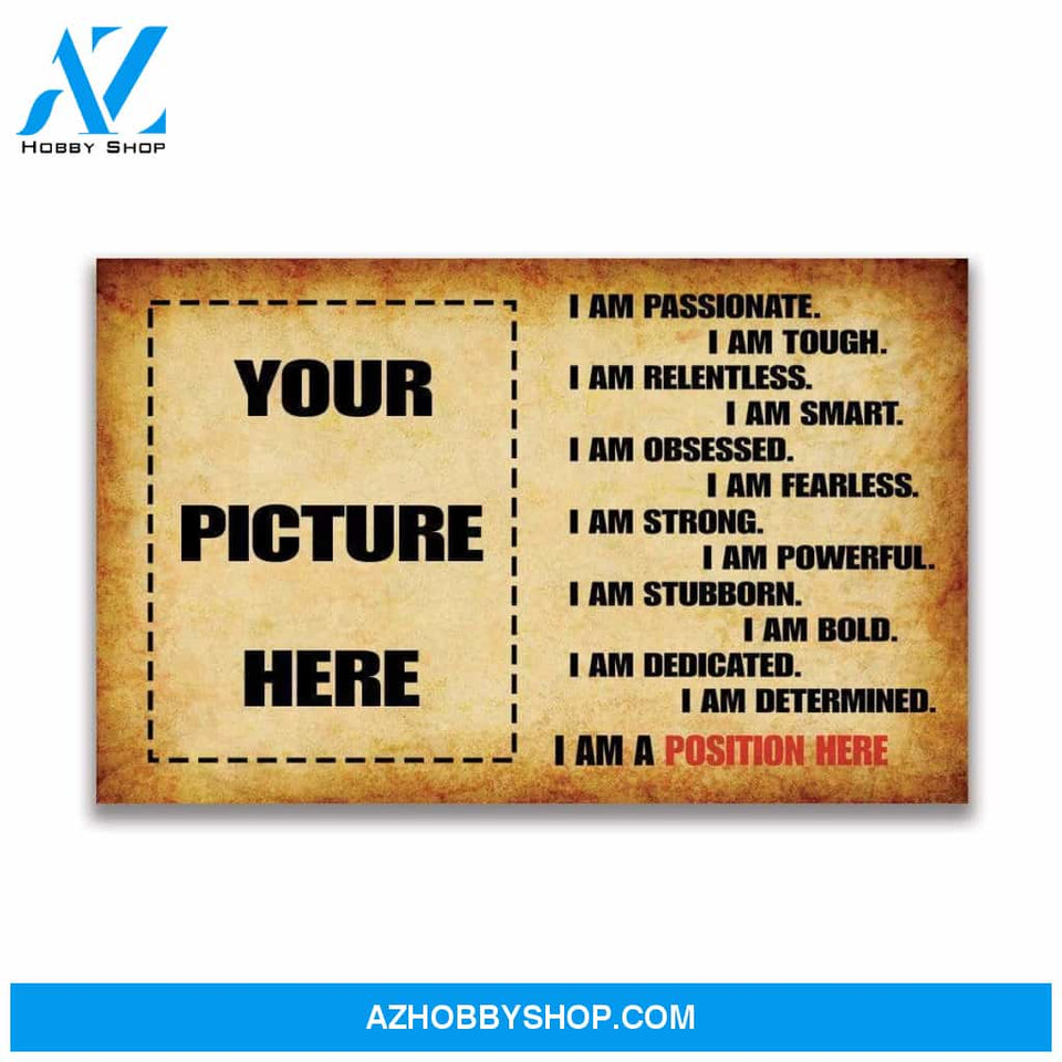 I Am A Baseball Player Baseball custom canvas prints With Photo