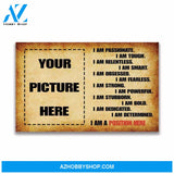 I Am A Baseball Player Baseball custom canvas prints With Photo