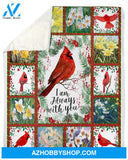 I am Always with you Fleece Blanket Gift For Friends & Family Birthday Gift Home Decor Bedding Couch Sofa Soft And Comfy Cozy