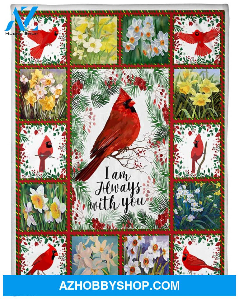 I am Always with you Fleece Blanket Gift For Friends & Family Birthday Gift Home Decor Bedding Couch Sofa Soft And Comfy Cozy