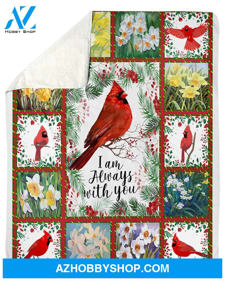 I am Always with you Fleece Blanket Gift For Friends & Family Birthday Gift Home Decor Bedding Couch Sofa Soft And Comfy Cozy