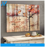 I Am Always With You Hummingbird Wall Art Canvas
