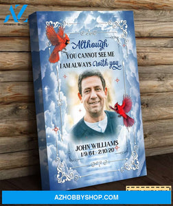 I Am Always With You, Upload Photo Personalized Canvas