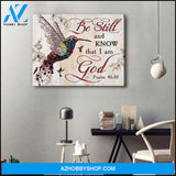 I Am God Hummingbird Wall Art Canvas