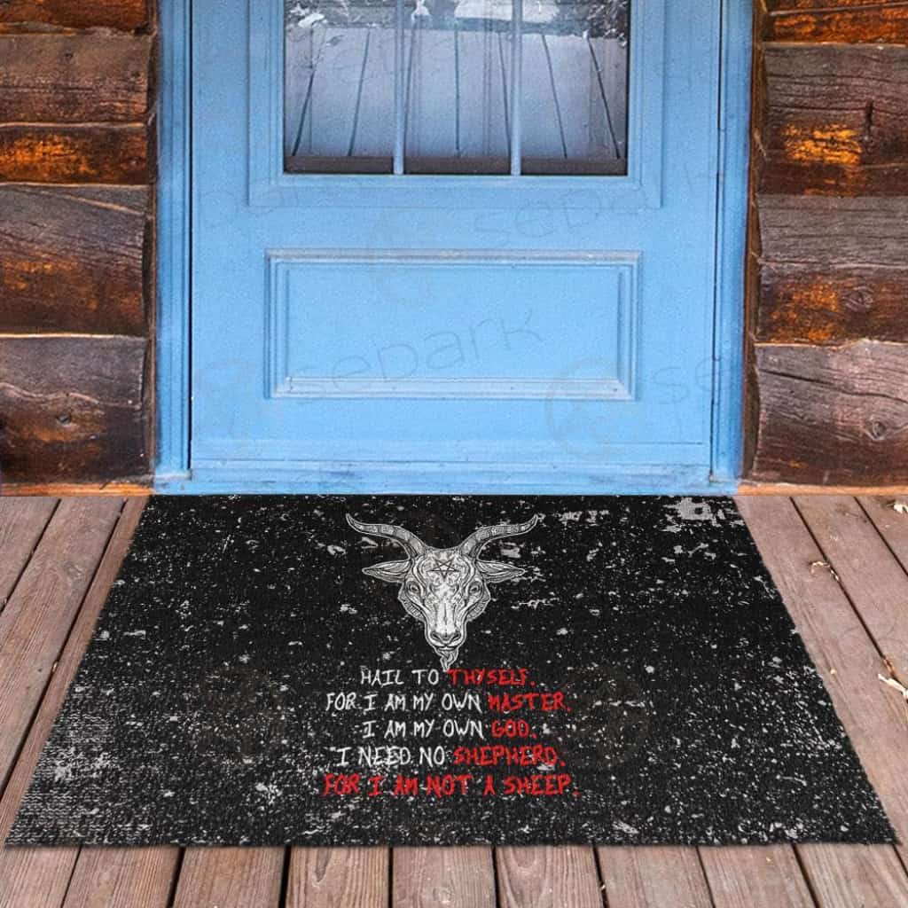 I Am Not A Sheep SED-0008 Door Mat