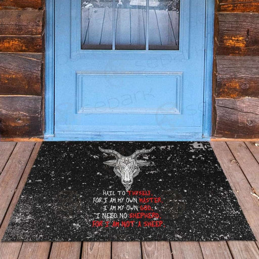 I Am Not A Sheep SED-0008 Door Mat