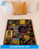 I Am Strong Fearless And A Daughter Of God Blanket Fleece Blanket - Quilt Blanket