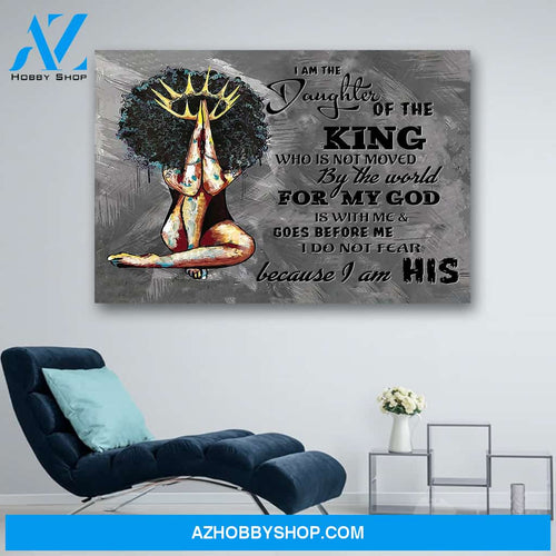I Am The Daughter Of The King Canvas Print Wall Art - Matte Canvas 1
