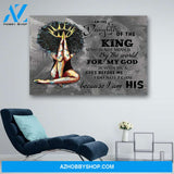 I Am The Daughter Of The King Canvas Print Wall Art - Matte Canvas 1