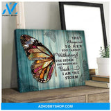 I Am The Storm Butterfly Wall Art Canvas