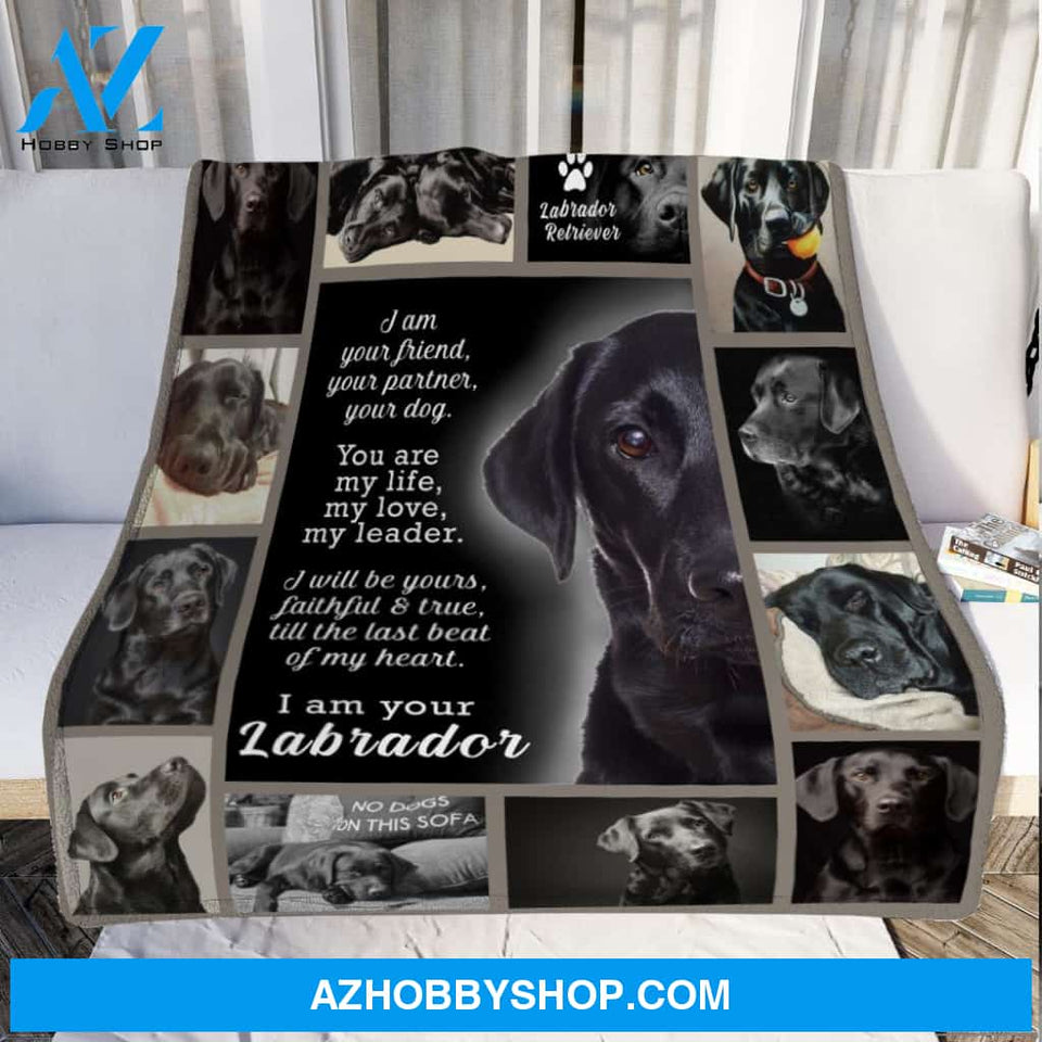 I Am Your Friend I Am Your Labrador Dog Blanket Gift For Dog Lovers Birthday Gift Home Decor Bedding Couch Sofa Soft and Comfy Cozy