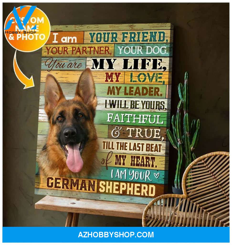 I Am Your German Shepherd Wall Art Canvas