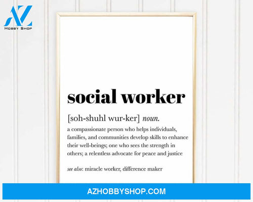 I am Your School Social Worker Canvas And Poster, Canvas Wall Art, Wall Decor Visual Art