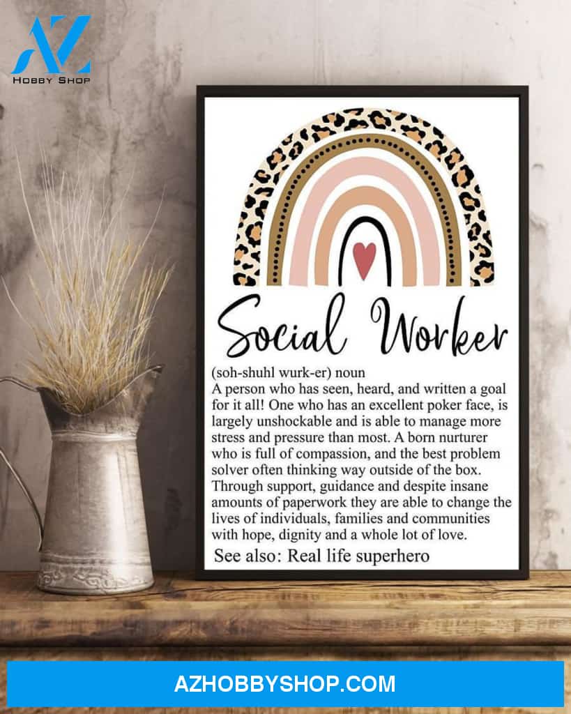 I am Your School Social Worker Canvas And Poster, Wall Decor Visual Art
