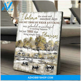 I believe the nicest and sweetest days Farm Cows Canvas Wall Art Decor