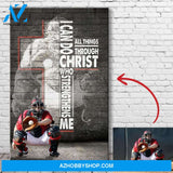 I can do all things - Baseball custom canvas prints with photo
