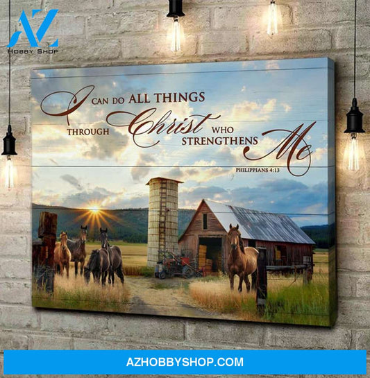 I Can Do Horse Wall Art Canvas