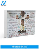 I Can Only Imagine Butterflies Horizontal Poster Matte Canvas