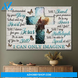 I Can Only Imagine - Jesus Canvas Wall Art - Jesus Landscape Canvas Wall Art