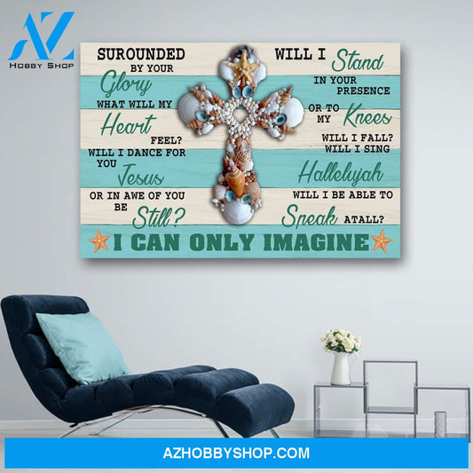 I Can Only Imagine Jesus Starfish Canvas Print Wall Art - Matte Canvas