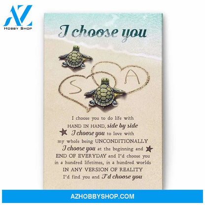 I Choose You, Family Custom Canvas/Poster, Gift For Couple