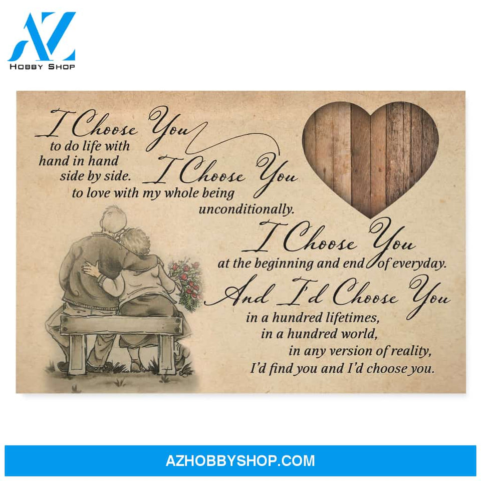I choose you - Personalized Canvas