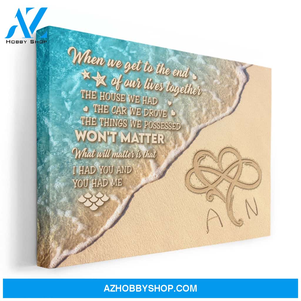 I Had You And You Had Me, Family Custom Canvas & Poster, Gift For Couples/Partner