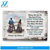 I Had You And You Had Me, Motorbike Custom Poster And Canvas, Gift For Couples