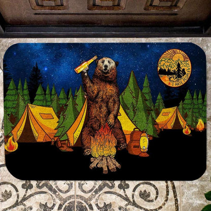 I Hate People Camping Doormat