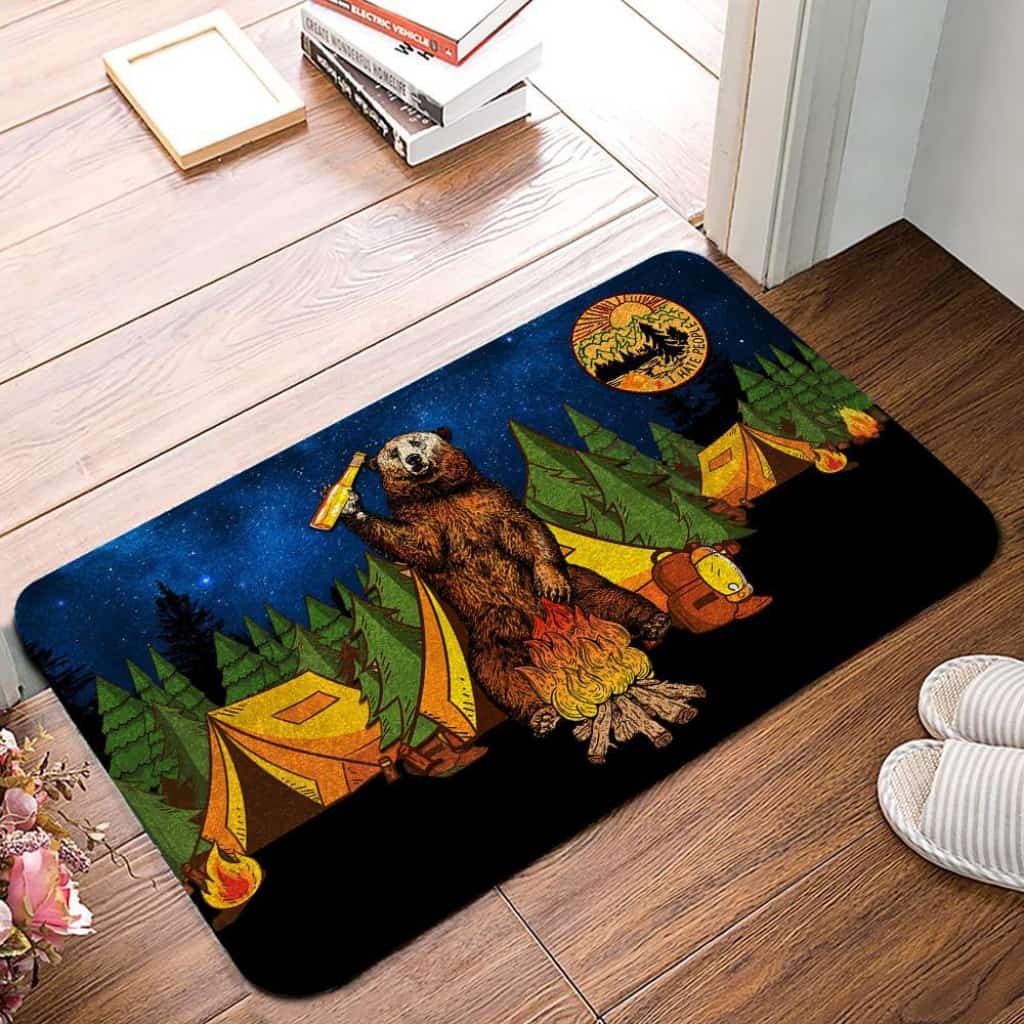 I Hate People Camping Doormat