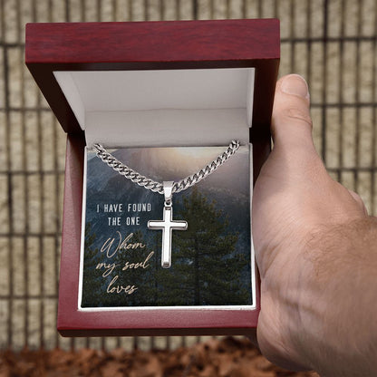 I have found the one Personalized Cross Necklace with Cuban Chain