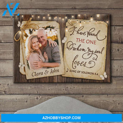 I Have Found The One - Personalized Custom Photo Canvas